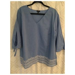 Talbots Blue Summer Shirt